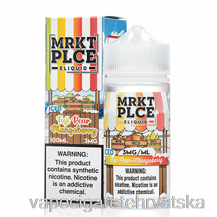 Vape Cigarete Led Fuji Kruška Mangoberry - Mrkt Plce - 100ml 3mg